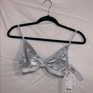 Calvin Klein Velvet Bralette